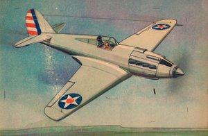 Curtis X.P.40 Avcı Uçağı, c1944. by Unbekannt