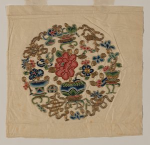 Motif İğne Oyasını Kes, Çin, Qing hanedanı 1644-1911, 19. yüzyıl. by Unbekannt