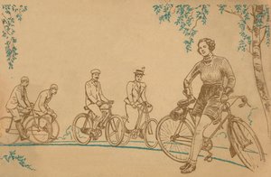 Bisiklete binme 1839-1939 ön kapak, 1939 by Unbekannt