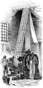 Silindir baskı makinesi, 1886 by Unbekannt