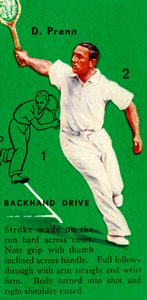 D. Prenn - Backhand Drive, c1935. by Unbekannt