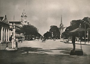Dalhousie Caddesi, Rangoon, 1900. by Unbekannt