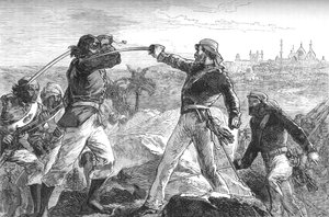 Daly ve Ben Kılıçlarımızı Çektik ve Kayaları Acele Ettik, c1880 by Unbekannt