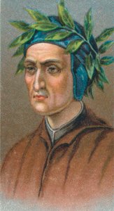 Dante Alighieri 1265-1321, İtalyan Floransalı şair, 1924 by Unbekannt