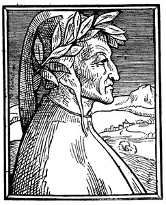 Dante Alighieri 1265-1321, İtalyan şair, 1521 by Unbekannt