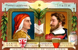 Dante Allighieri ve Torquato Tasso, c1900 by Unbekannt