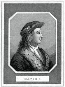 David I, İskoçya Kralı by Unbekannt