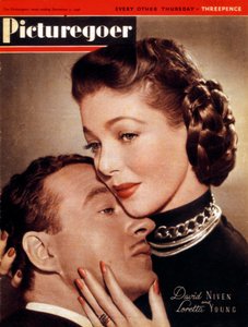 David Niven 1910-1983 ve Loretta Young 1913-2000, oyuncular, 1946 by Unbekannt