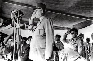 De Gaulle, Cezayir, Mayıs 1958 by Unbekannt