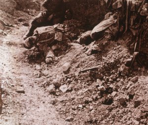 Ölü bedenler, Beauséjour, kuzey Fransa, c1914-c1918 by Unbekannt