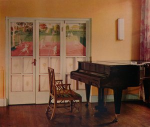 Sir Geoffrey Frys dairesinde Eric Ravilious tarafından dekorasyon, Portman Meydanı, Londra, 1933 by Unbekannt