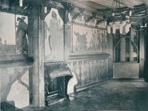 Müzik Odası Dekorasyonları, Fritz Erler, c1899 by Unbekannt