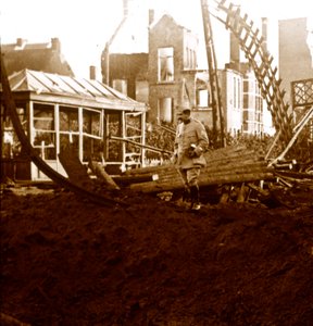 Deinze istasyonu, Flanders, Belçika, c1914-c1918 by Unbekannt