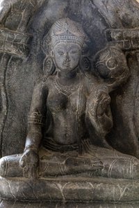 Delhi ulusal müzesi. Gaja-Lakshmi (tanrıça Lakshmi