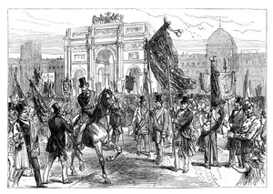 Paris Masonlarının Gösterisi, Fransa, 1870 19. Yüzyılın Sonları by Unbekannt