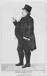 Gösteri veya Sebep ve Etki, 1817 by Unbekannt