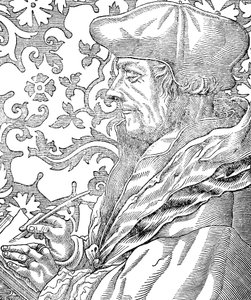 Desiderius Erasmus, 15.-16. yüzyıl Hollandalı hümanist ve bilim adamı, 19. yüzyıl by Unbekannt