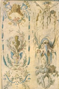 Duvar dekorasyonu için tasarım, Fransa, 1928. by Unbekannt
