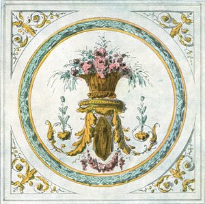 İç dekorasyon için tasarım, Fransa, 1928. by Unbekannt