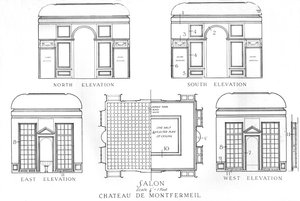 Salonların detayları, Chateau de Montfermeil, Paris, 1924 by Unbekannt