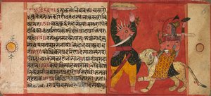 Bir İblise Saldıran Devi, c. 1630. by Unbekannt