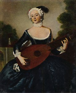 En sevdiğim kız kardeş Friedr. D.Gr. 1709-1758. - Pesne'nin tablosu, 1934. by Unbekannt