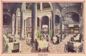 Yemek Odası - Otel Florida - Havana - Küba, c1910 by Unbekannt