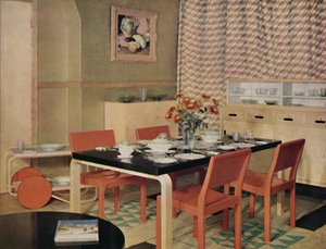 Fin mobilyalı yemek odası, 1938 by Unbekannt