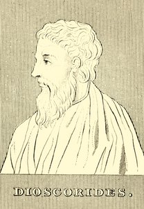 Dioscorides, c40-90 AD, 1830 by Unbekannt