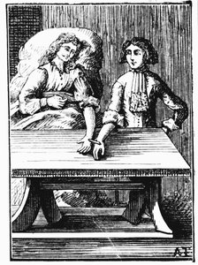 Bilekte gerçekleştirilen doğrudan kişiden kişiye kan nakli, 1679 by Unbekannt