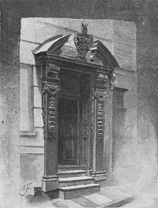 Kapı, Ressam Boyama Salonu, 1890 by Unbekannt