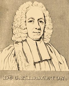 Dr. C. Middleton, 1683-1750, 1830. by Unbekannt