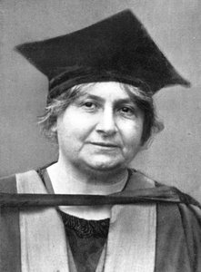 Maria Montessori 1870-1952, İtalyan filozof, 1926 by Unbekannt