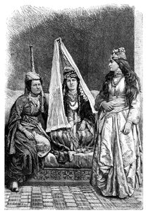 Dürzi Prensesi ve Lübnan Hanımı, 1895 by Unbekannt
