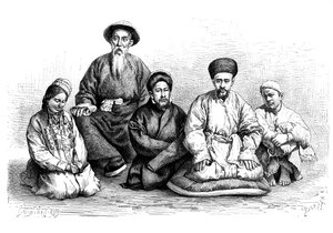 Zindanlar ve Taranchiler, türler ve kostümler, c1890 by Unbekannt