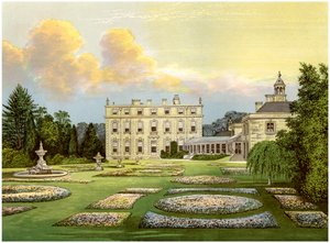 Dytchley House, Oxfordshire, Vikont Dillon'un evi, c1880 by Unbekannt