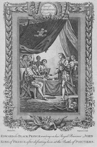 Kara Prens Edward, Kraliyet Tutsağı John, Fransa Kralı, c1787