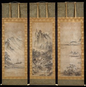 Xiao ve Xiang Nehirlerinin Sekiz Görünümü, 16. yüzyıl. by Unbekannt