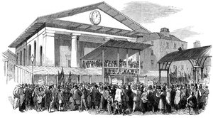 Westminster seçimleri sırasında Covent Garden