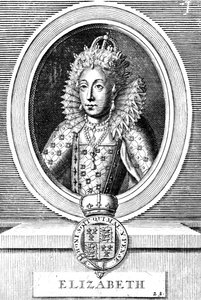 Elizabeth I, İngiltere ve İrlanda Kraliçesi by Unbekannt