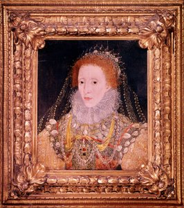 Elizabeth I, İngiltere ve İrlanda Kraliçesi, c1580 by Unbekannt
