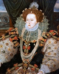 Elizabeth I, İngiltere ve İrlanda Kraliçesi, c1588 by Unbekannt