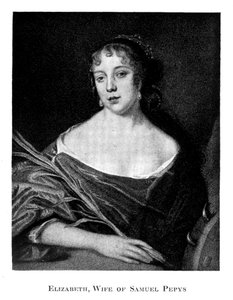 Elizabeth Pepys 1640-1669, 19. yüzyıl by Unbekannt
