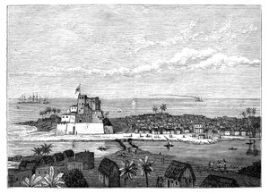 Elmina, Gold Coast, Batı Afrika, c1890 by Unbekannt