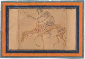 Bir deri bir kemik at ve binici, ca. 1625. by Unbekannt