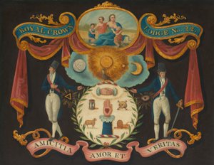 Royal Crown Lodge No. 22, 181015 için Amblemler. by Unbekannt