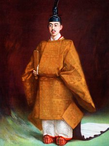 İmparator Hirohito taç giyme kıyafetleri içinde, c1924-1926 by Unbekannt