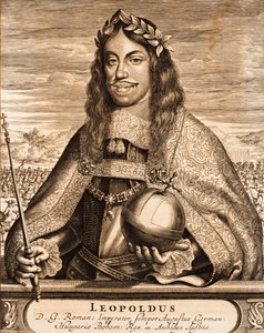 İmparator Leopold I 1640-1705 Gönderen: Savaş Sahnesi, 1675. by Unbekannt