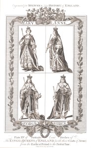 Armalı İngiliz Kral ve Kraliçeleri, 1780-1800 by Unbekannt