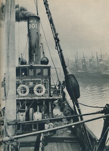 Bir Kuzey Denizi yolculuğunun sonunda Grimsby Rıhtımı